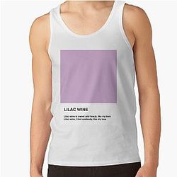 Jeff Buckley Lilac Wine Lyrics Pantone Tank Top