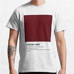 Forget Her Jeff Buckley Lyrics Pantone Classic T-Shirt