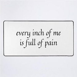 jeff buckley Lover, You Should've Come Over quote Desk Mat