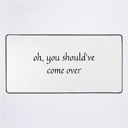 Lover, You Should've Come Over quote jeff buckley Desk Mat