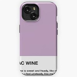 Jeff Buckley Lilac Wine Lyrics Pantone iPhone Tough Case