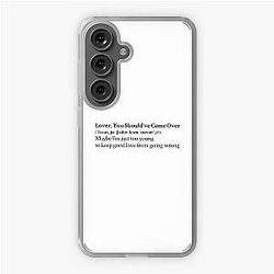 Lover, You Should've Come Over by Jeff Buckley Aesthetic Quote Samsung Galaxy Soft Case