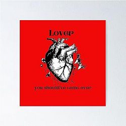 Lover, You Should've Come Over, jeff buckley Poster