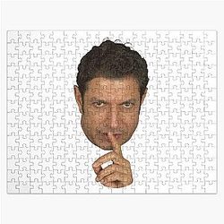 Jeff Goldblum Shush Face Jigsaw Puzzle