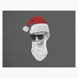 Santa Jeff Goldblum - on Grey Jigsaw Puzzle