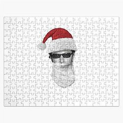 Young Santa Jeff Goldblum - on White Jigsaw Puzzle