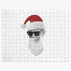 Santa Jeff Goldblum - on White Jigsaw Puzzle