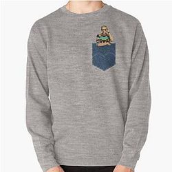 Pocket Jeff Goldblum  Pullover Sweatshirt
