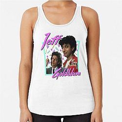 80s Jeff Goldblum Racerback Tank Top