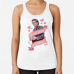 Jeff Goldblum Glitters is Goldblum Racerback Tank Top