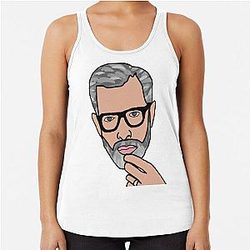 Zaddy Jeff Goldblum Racerback Tank Top