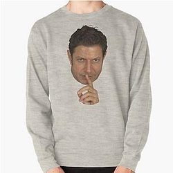 Jeff Goldblum Shush Face Pullover Sweatshirt