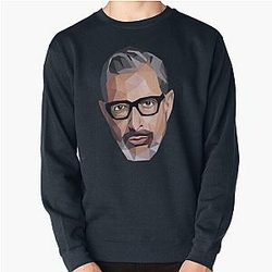 Jeff Goldblum lowpoly 2dart Pullover Sweatshirt