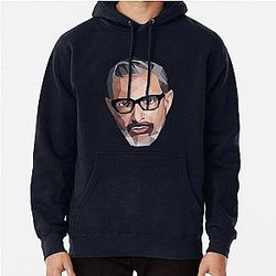 Jeff Goldblum lowpoly 2dart Pullover Hoodie