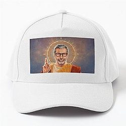 Saint Jeff of Goldblum, Jeff Goldblum Original Religious Painting Baseball Cap
