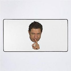 Jeff Goldblum Shush Face Desk Mat