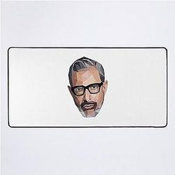 Jeff Goldblum lowpoly 2dart Desk Mat