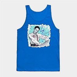 Jelly Roll Tank Tops - Jelly Roll Morton - An illustration by Paul Cemmick Tank Top TP2509