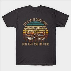 Jelly Roll T-Shirts - I'm A Lost Cause Baby, Don't Waste Your Time On Me Boot Deserts Cowboy And Hats T-Shirt TP2509