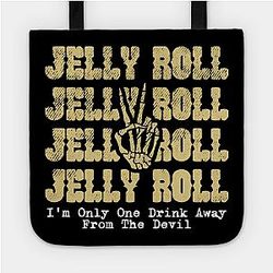 Jelly Roll Bags - I'm Only One Drink Away From The Devil - Jelly Roll Bag TP2509