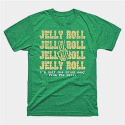 Jelly Roll T-Shirts - I'm Only One Drink Away From The Devil - Jelly Roll T-Shirt TP2509