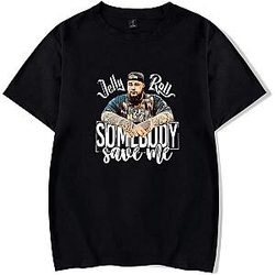 Outlaw Music Style Jelly Roll Grafisches T-Shirt