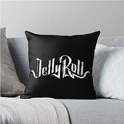 Jelly Roll rapper designs  Throw Pillow RB2707
