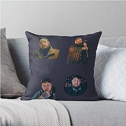 Jelly Roll Stickers / Jelly Roll Sticker Set Throw Pillow RB2707