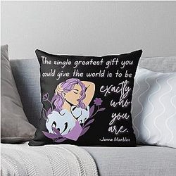 Exactly What You Are Jenna Marbles Throw Pillow