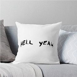Jenna Marbles Hell Yeah Eyebrow Throw Pillow