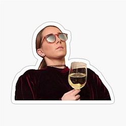 Jenna Marbles Leisure Suit Sticker