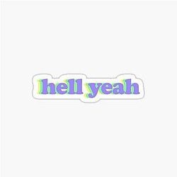 Jenna Marbles Hell Yeah Sticker