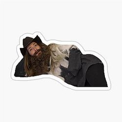 Jenna Marbles Country Boy Beard Sticker