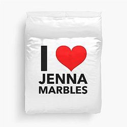 I Heart Jenna Marbles Duvet Cover