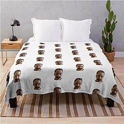 Jenna Marbles Mustache Throw Blanket