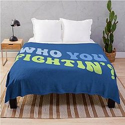 Jenna Marbles Who You're Fightin' Throw Blanket