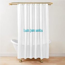 I MISS JENNA MARBLE SHOWER CURTAIN