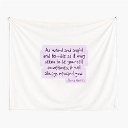 Jenna Marbles Quote Tapestry