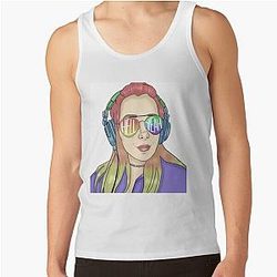 Jenna Marble's Rainbow Hell Yeah Tank Top