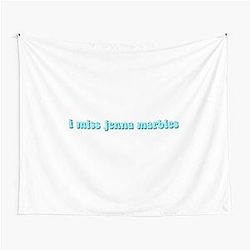 I Miss Jenna Marbles Sticker Tapestry