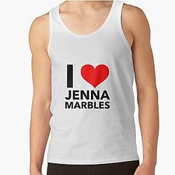 I Heart Jenna Marbles Black Tank Top