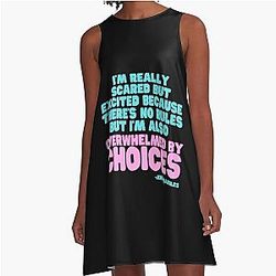 Overwhelmed by Choice A-Line Dress