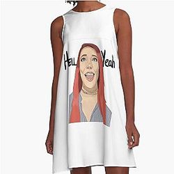 Jenna Marbles Hell Yeah A-Line Dress