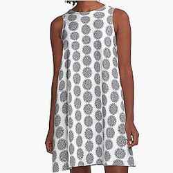 Jenna Marbles Chair Mandala A Line Dress