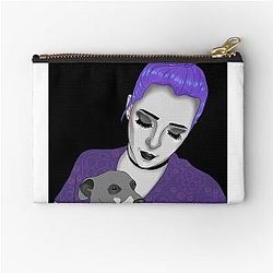 Jenna Marbles and Kermit Design Zipper Pouch