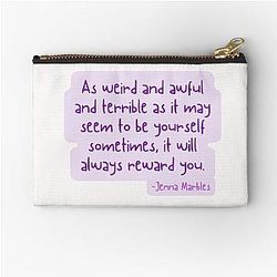 Jenna Marbles Zipper Pouch