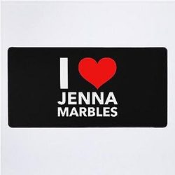 I Heart Jenna Marbles Desk Mat