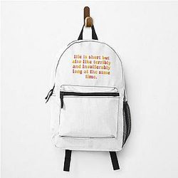 Jenna Marbles Toothbrush Quote Backpack
