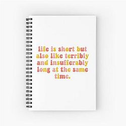 Jenna Marbles Toothbrush Spiral Notebook