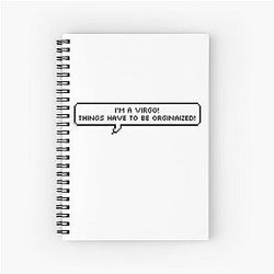 I'm a Virgo Jenna Marbles Spiral Notebook
